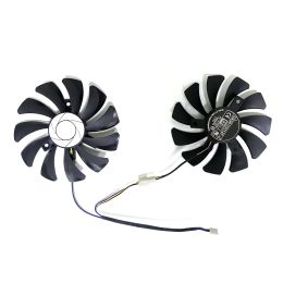 2PCS 85mm 4pin HA9010H12F-Z GTX1060 GPU FAN POUR MSI GTX 1060 OC 6G GTX 960 P106-100 P106 GTX1060 GTX960 FANT DE CARTE Graphiques