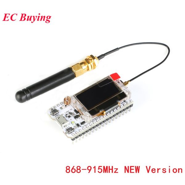 2 pièces 868 MHz 915 MHz SX1276 ESP32 LoRa OLED 0,96 pouces e Display etooth WIFI ESP32 ESP-32 Module avec antenne livraison gratuite