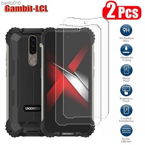 2 pièces 9H HD verre trempé de protection pour Doogee S58 Pro 5.71 