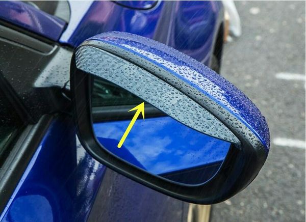 Pare-soleil de rétroviseur ABS, 2 pièces, garniture de protection contre la pluie pour Honda Accord 2018 – 2019