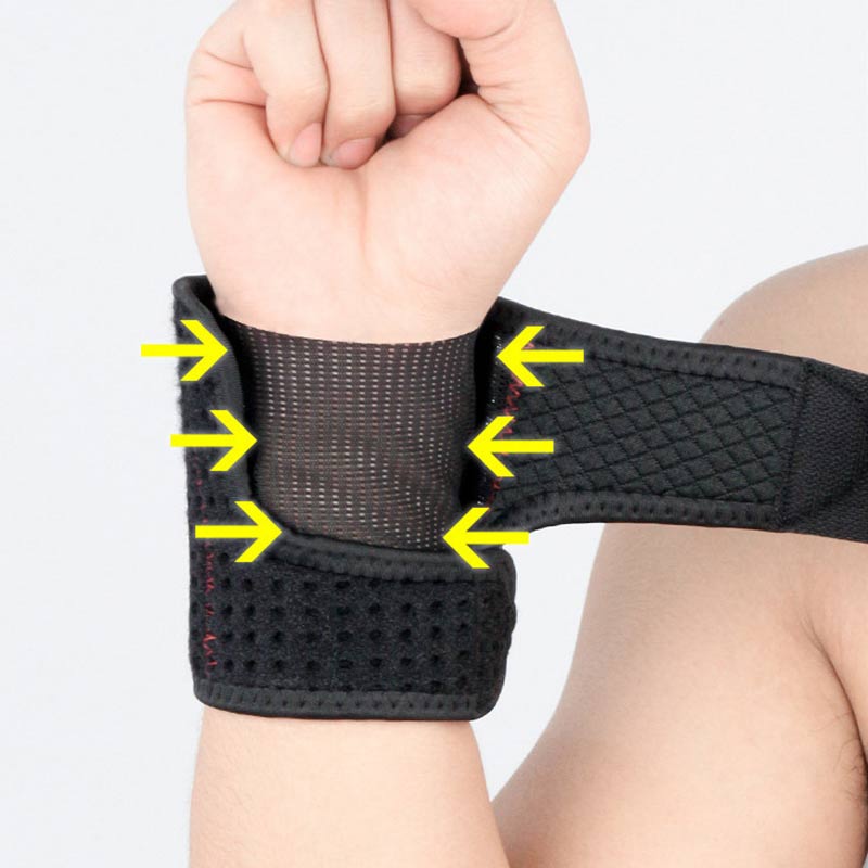 2st Justerbart Sport -armband Beskabel handledssupport Warps Bandage Basketball Viktlyftande Gymträning Handledsskyddsutrustning