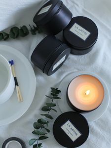 Bougies d'aromathérapie parfumées romantiques pour mariage, 2 pièces, bougies de fête en cire sans flamme