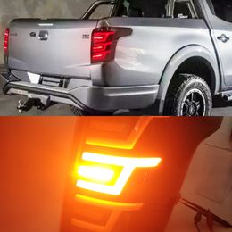 2 pièces Auto éclairage Led feux arrière feux arrière avec frein clignotant feu de recul pour Mitsubishi Triton L200 2015 2016 2017 2018