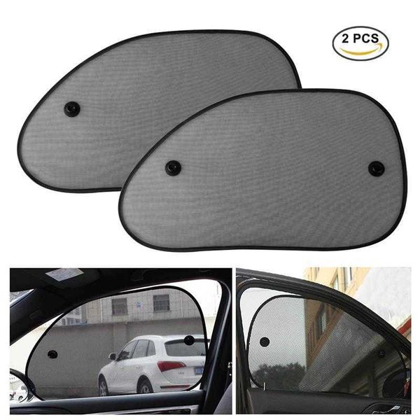 2 uds parasoles de ventana de coche de bebé para ventanas laterales parasol protección de privacidad de protección UV malla para coche