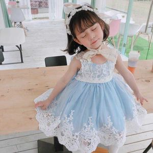 2 pièces bébé filles espagnol robe enfant en bas âge turquie Vintage princesse pour fille enfants Lolita robe de bal fête d'anniversaire robes 210615