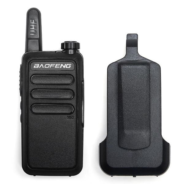 2 piezas de Baofeng BF-C9 de mano walkie talkie UHF 400-470MHz radio de dos vías jamón carga comunicador portátil USB - enchufe de la UE