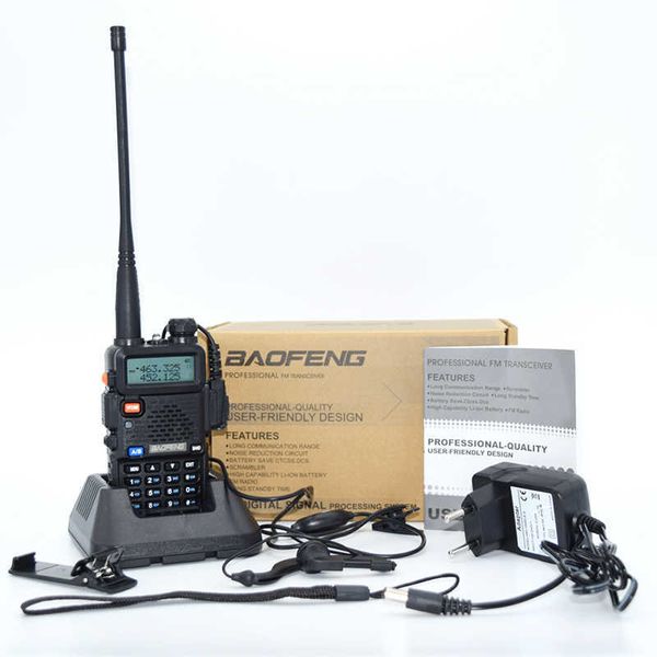 Baofeng uv-5r CB radio VOX 10 Km, paire de talkie-walkie, communicateur radio bidirectionnel pour Baofeng ham raido uv5r, 2 pièces
