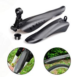 2pcs Vélo MudGuard MTB Bike Fender Fender Guards Guards Pour Vélo Fenders arrière avant Facile à assembler un accessoire de vélo la plus léger