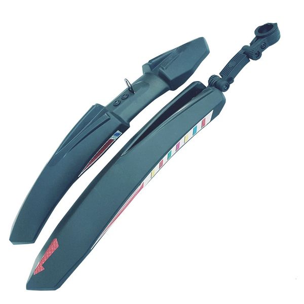 2 pièces garde-boue de vélo ensemble de garde-boue de vélo de route de montagne avant arrière ailes de garde-boue de vtt pour accessoires de vélo 240301