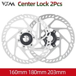 2pcs Bike Centerlock Rotors 160 180mm 203 mm Vxm Disc Brake Lock Anneaux