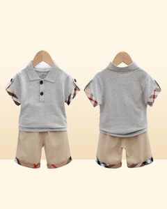 2 stks jongens zomerkleding sets mode shirts shorts outfits voor babyjongen peuter trainingspakken voor 0-5 jaar3860920