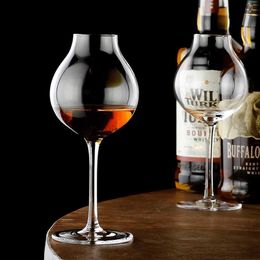 2PCS Gran Bretaña Blender's Professional Bartender Scotch Whisky Crystal Goblet Cup Bud Whisky Chivas Regal Wine Tasting Glass Bar T HKD230809