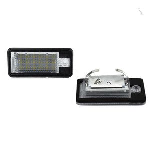 1 Set voiture LED plaque d'immatriculation lumière lampe lumière blanche pour Audi A3 S3 8P A4 B6 B7 A5 A6 4F Q7 A8 S8 C6 Cabriolet