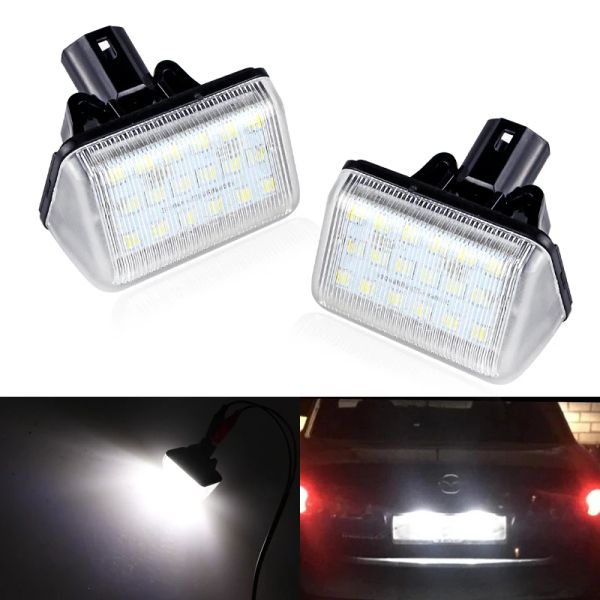 2PCS Canbus White LED Light Plaque d'immatriculation pour Mazda CX-7 CX7 2007 2009 2009 2012 2012 CX-5 CX5 2013 2014 Plaque d'immatriculation