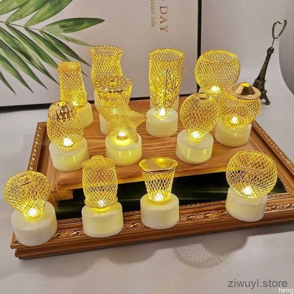 2 pièces bougies LED lampe à bougie électronique bougie de noël chambre Table veilleuse chambre Table décor mignon chandelier bureau ornement de bureau