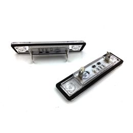 2 pièces voiture 18 feux de plaque d'immatriculation LED 12V blanc lampe de plaque d'immatriculation pour Opel Astra G Astra F Corsa B Zafira A Vectra B pour Omega A225m