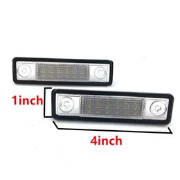 2 pièces voiture 18 feux de plaque d'immatriculation LED 12V blanc lampe de plaque d'immatriculation pour Opel Astra G Astra F Corsa B Zafira A Vectra B pour Omega A319V