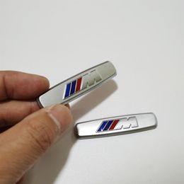 2 pcs Voiture Badge Logo Intérieur Siège Autocollant M Performance Autocollant Pour BMW M3 M5 M2 E30 E36 E90 E60 E39 E38 E46 F25 X3 X5 X6 X7 Z8263A