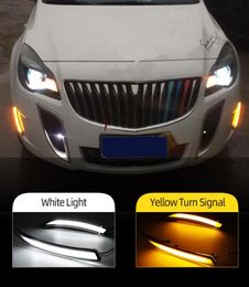 2 pièces voiture LED DRL pour Buick Regal GS Opel Insignia 2010 2011 2012 2013 2014 2015 antibrouillard feux de jour Kits3703089