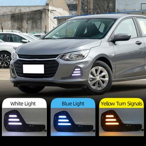 1 Set Auto LED DRL voor Chevrolet Cavalier 2020 2021 2022 DAGDAG LAND LICHTEN Draai Signaal Fog Lamp Cover Cover Styling