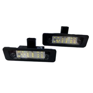 Lampe de plaque d'immatriculation LED de voiture 2 pièces pour Ford Mustang Fusion Flex Taurus pour Lincoln MKS MKZ MKT MKX