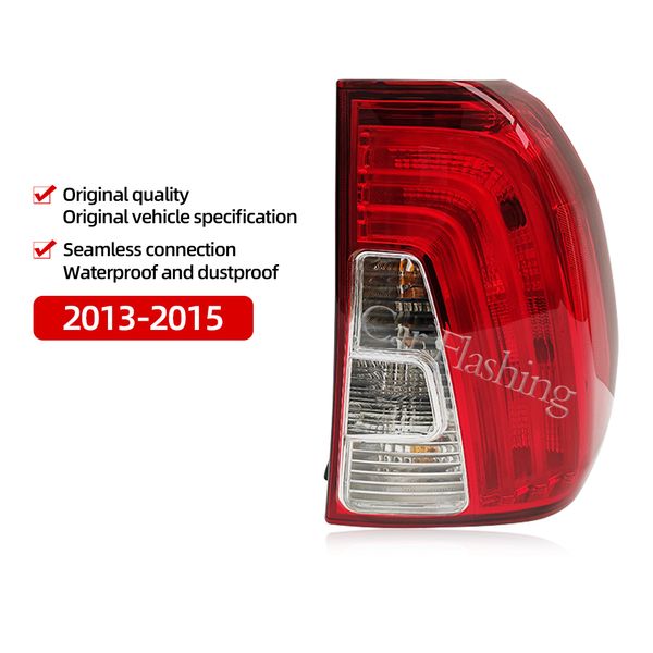 2pcs voiture arrière arrière pare-feu arrière feu arrière feu queue lumière lumière taillamp pour kia Sportage 2013 2014 2015