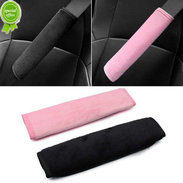 2 uds fundas de cinturón de seguridad de coche almohadilla de cojín de hombro peluda suave cinturón de seguridad para niños adultos jóvenes accesorios de cinturón de seguridad