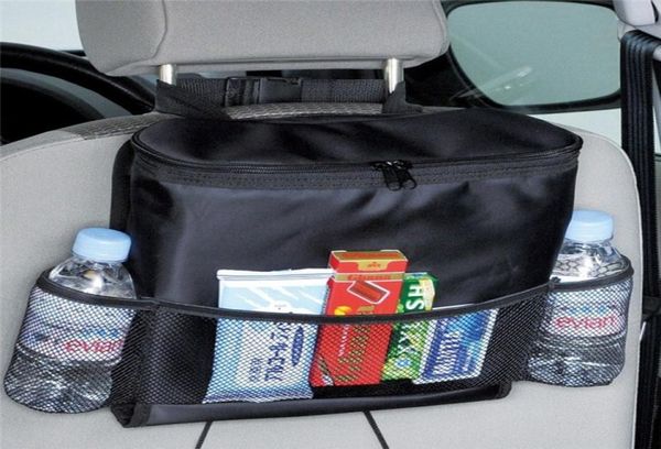 Bolsa organizadora para asiento de coche, bolsa enfriadora con múltiples bolsillos, cubierta de diseño para silla de asiento trasero, soporte de almacenamiento de refrigeración, 2 uds., 99956336725192