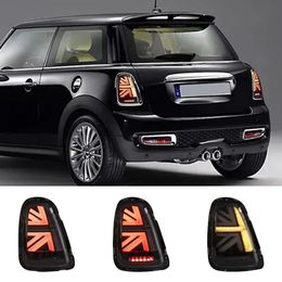 2 stks voor Mini R56 R57 R58 R59 2007 2008 2009 2010 2010 2012 2013 LED -TAIL LICHT Turn Signal Rem Reverse Licht Auto Tail Lamp Assembly