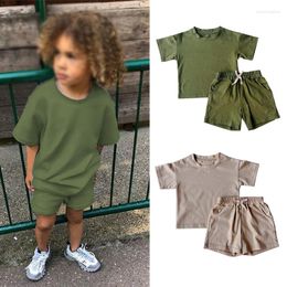 2pcs Vêtements Enfants Sets Tracksuits d'été