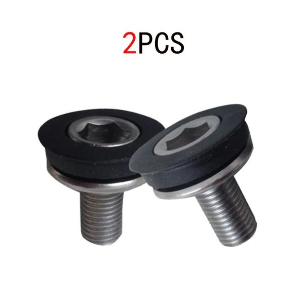 2 piezas de ciclo de ciclo bicicleta del soporte del fondo del soporte Allen Allen Brak Brak Bolts M8 Tornillo de tornillo Accesorios de ciclismo