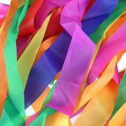 2 piezas de cintas de baile para niños Rainbow Streamers Rítmico Gimnasia Juegos de juguetes para niñas para fiestas Kinder Spiele