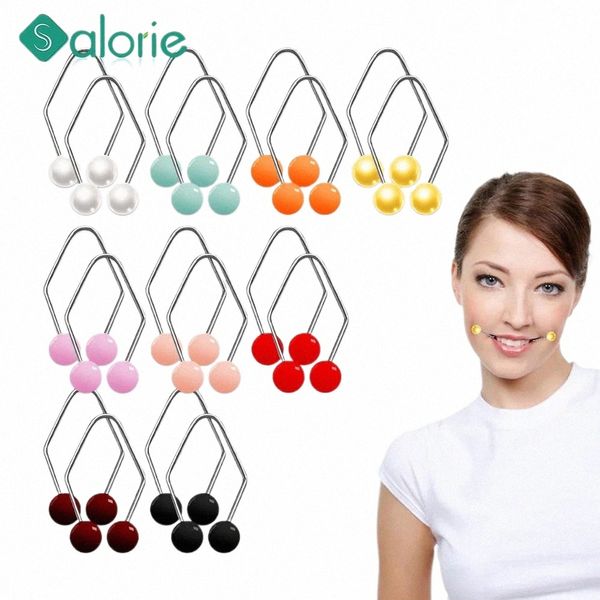 2pcs Dimple Makers Dimple Trainer Cheek Clip Balls pour femmes Fi Bijoux Accessoires Visage Développer Sourire Naturel Dropship H7l2 #