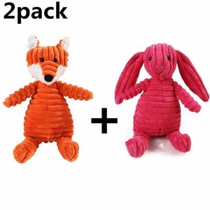 2 uds juguetes chirriadores para perros juguete de peluche al por mayor mascota de pana juguetes para perros para perros gato niños mascota de peluche cachorro Squeaky Chew Bite 220510