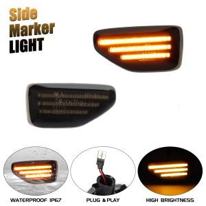 2pcs Dynamic Blinker Turn Signal Light Side Mirror Indicator Repeater séquentiel Lamps for Dacia Sandero 2 Logan 2 Duster II