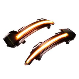 2PCS Dynamic LED Blinker Turn Signal Light Mirror Mirror Mirror Flasher Lamp pour VW Volkswagen Tiguan Mk2 Touareg MK3 2017 2018 2019 2020