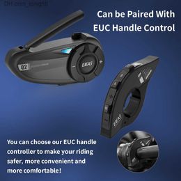 2 stuks EJEAS Q2 motorfiets intercom helm headset snel paar waterdicht tot 2 rijders draadloze interphone oortelefoon Bluetooth 5.1 Q230830