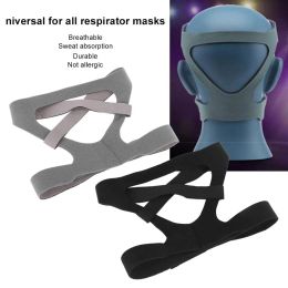 2pcs Elástico Anti-Snabret Dadem Respirator Respirator CPAP Cinturón de cabeza de la cabeza Másca