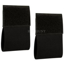 2pcs Garniquet élastique Support avec boucle de crochet extérieur Pouche EDC Plaque de carte de gigue à poitrine