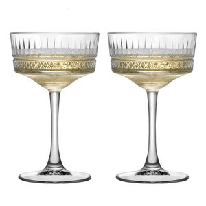 2 STKS Elysia Champagnekopjes Beker Cocktailglazen Martiniglas Set van 2 240307