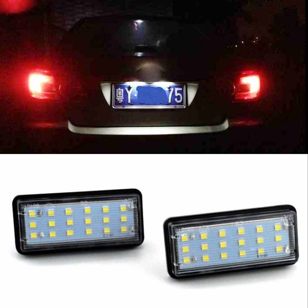 2 pièces sans erreur pour Lexus LX470 GX470 Toyota Land Cruiser 120 Prado Land Cruiser 200 voiture LED numéro plaque d'immatriculation Kit d'éclairage