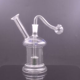 2pcs Bongs en verre femelles brûleur à mazout conduite d'eau en ligne matrice Perc bouteille de champignon Bong tabac à fumer tuyaux recycleur Ashcatcher Bong avec tuyaux de brûleur à mazout en verre mâle