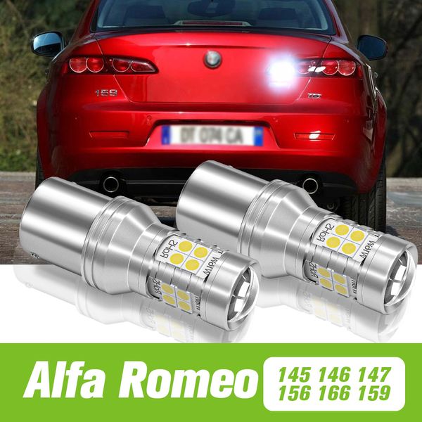 2pcs pour Alfa Romeo 145 146 147 156 166 159 LED LED LAMPE DE SAUVEUR DE SAUVEUR LEUR RETROVER