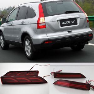 2 stks voor Honda CRV CR-V 2007 2009 2009 LED ACHTER BUMPER LICHT ACHTER FOG LAMP AUTO BILB Remlichtreflector