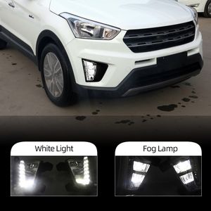 2 stks voor HYUNDAI IX25 CRETA 2014 2015 2016 DRIST DRL Dagrijverlichting Mistlamp Relais 12 V LED Daglicht Auto Styling