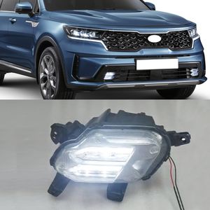 2 stks voor Kia Sorento 2021 LED DRL Mistlamp Dagrijverlichting Daglicht Auto Styling