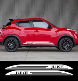 2 Stuks Voor Nissan Juke Nismo Autodeur Rok Stickers Beide Side Racing Sport Waterdichte Auto Body Styling Tuning Auto accessoires8056710