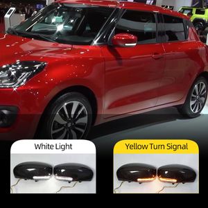 2pcs pour Suzuki Swift 2018 2019 2020 Dynamic Turn Signal Light Light Wing Rehrower Mirror Cover Cover Lampe