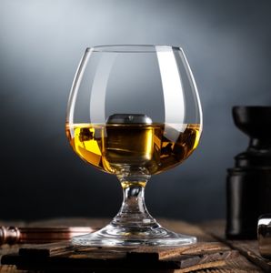 Ensemble de tasses à whisky et à vin en verre, 2 pièces, petit Brandy, pieds courts et hauts, tasse à vin rouge, tasse à bière