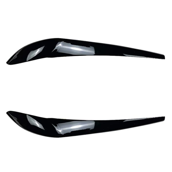 2 piezas de párpados delanteros de 2 piezas Cejas de cejas para el cuerpo del párpado para BMW x3 F25 x4 F26 2014 2015 2015 2017 2018 Black Black ABS Color